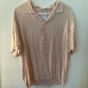 Denim & Flower Mens Button Down Link Tee XL